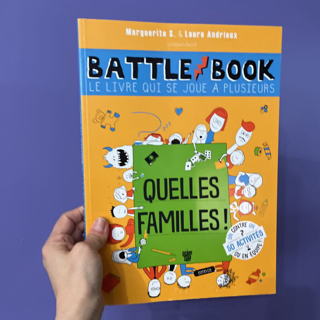 NEUF Battle book le livre qui se joue a plusieurs QUELLES FAMILLES