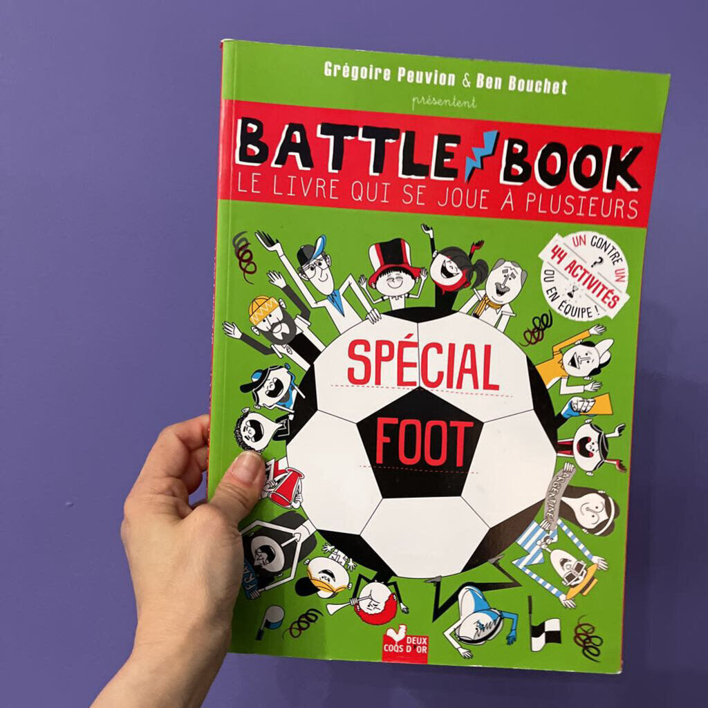 NEUF Battle book le livre qui se joue a plusieurs SPCIAL FOOT