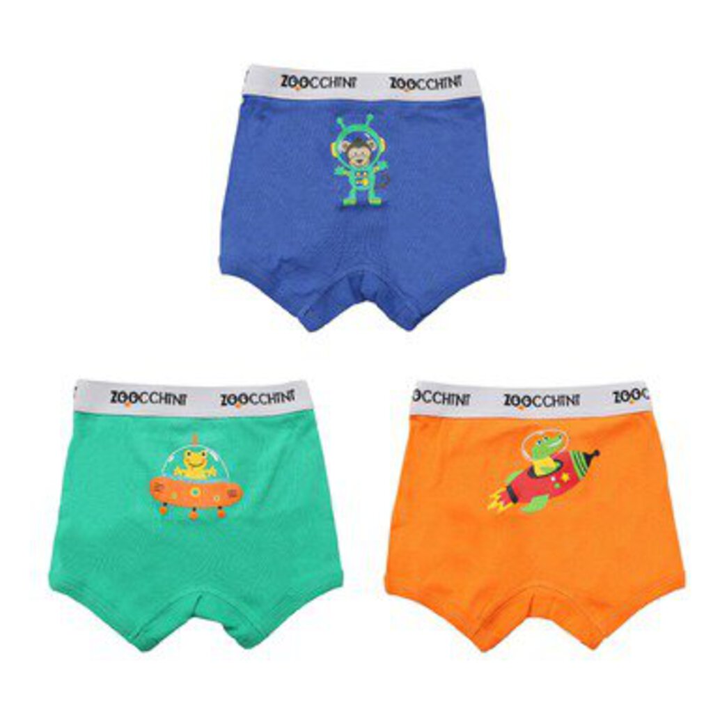 3 Organic Boxers SPACE, 2-3 ans