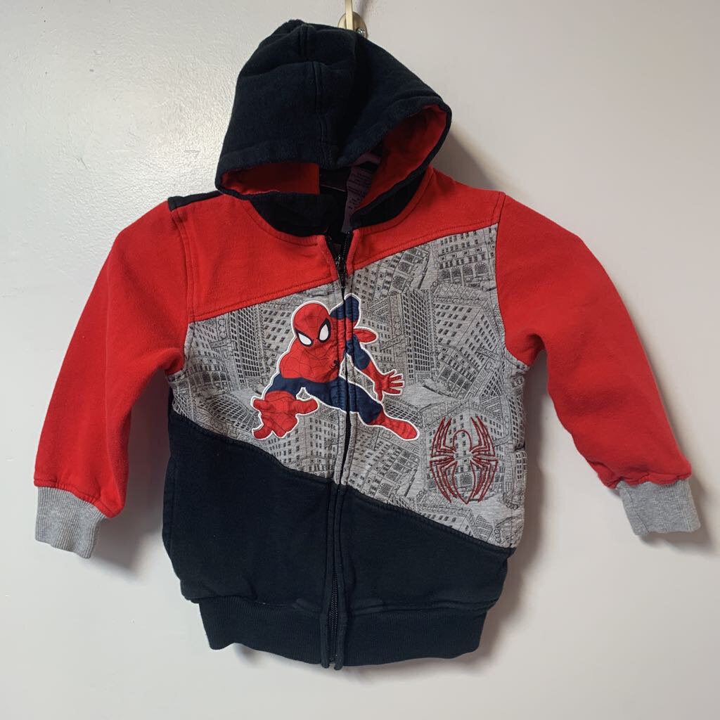 Vest hoodie - spiderman, 4-5 ans