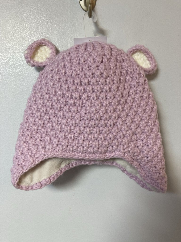 Tuque en tricot et polar - Baby Animal Knit Toque - 18-24 mois ROSE