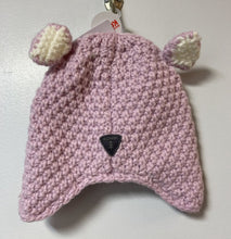 Charger l&#39;image dans la galerie, Tuque en tricot et polar - Baby Animal Knit Toque - 18-24 mois ROSE
