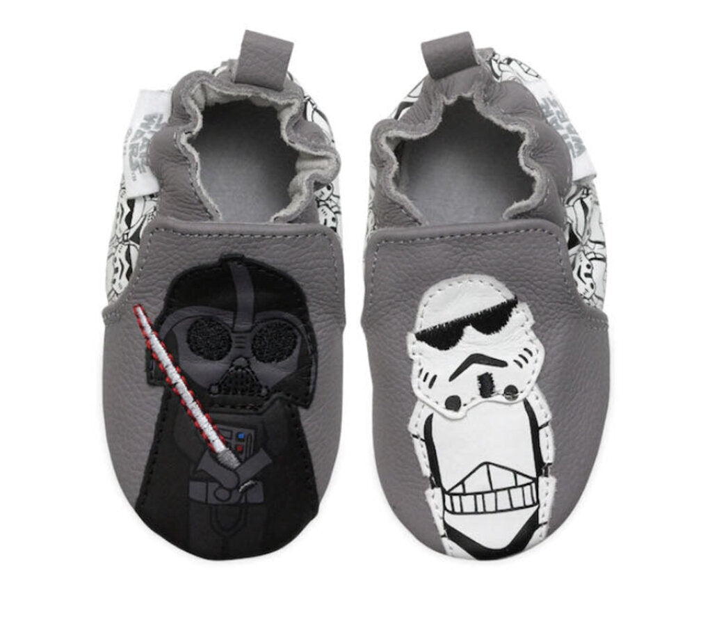 Pantoufles L'EMPIRE - The Empire Baby's STAR WARS Leather-Sole Sllip-On Shoes 0-6 mois