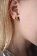 Charger l&#39;image dans la galerie, Boucles d&#39;oreil Autocollantes COEUR - sticker earrings
