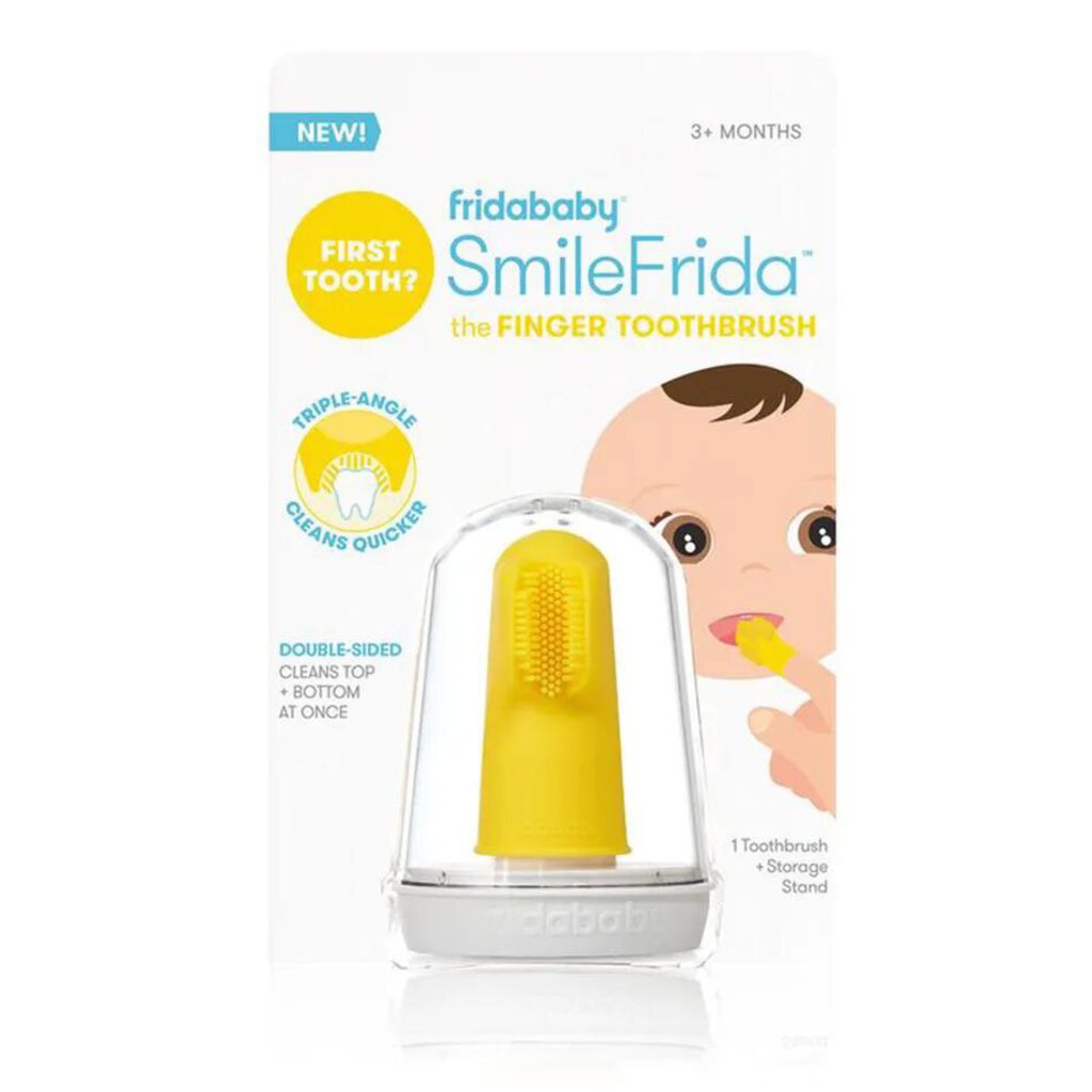 SMILEFRIDA brosse a dents au doigt pour bébé - 3 mois +