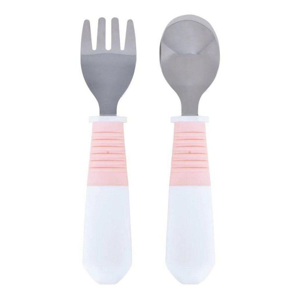 Ensemble de cuillère et fourchette acier inox - Toddler fork and spoon set