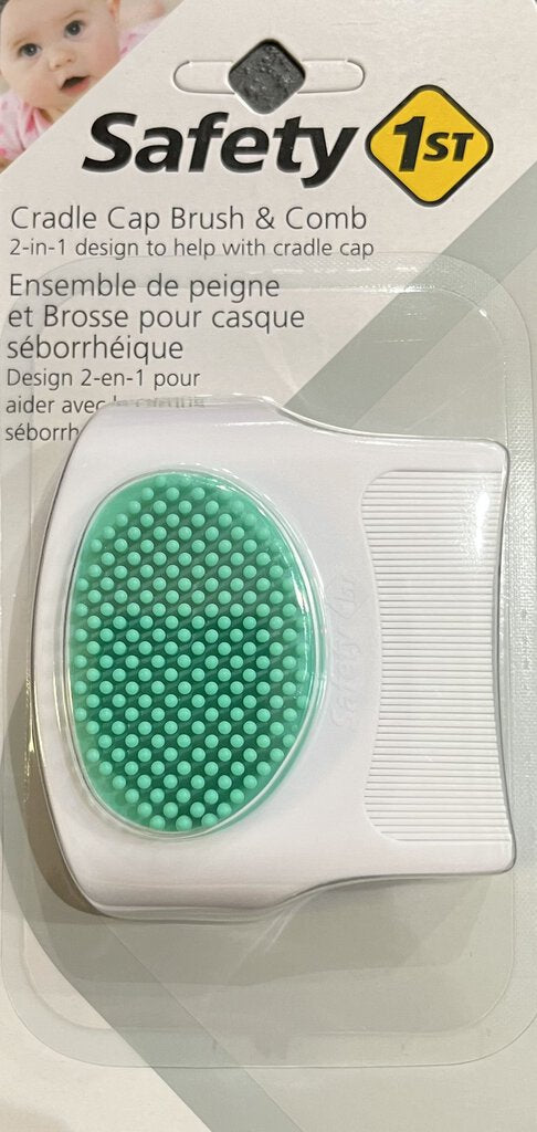 Ensemble de peigne et brosse pour casque séborrhéique - Cradle cap brush & comb to help with cradle cap
