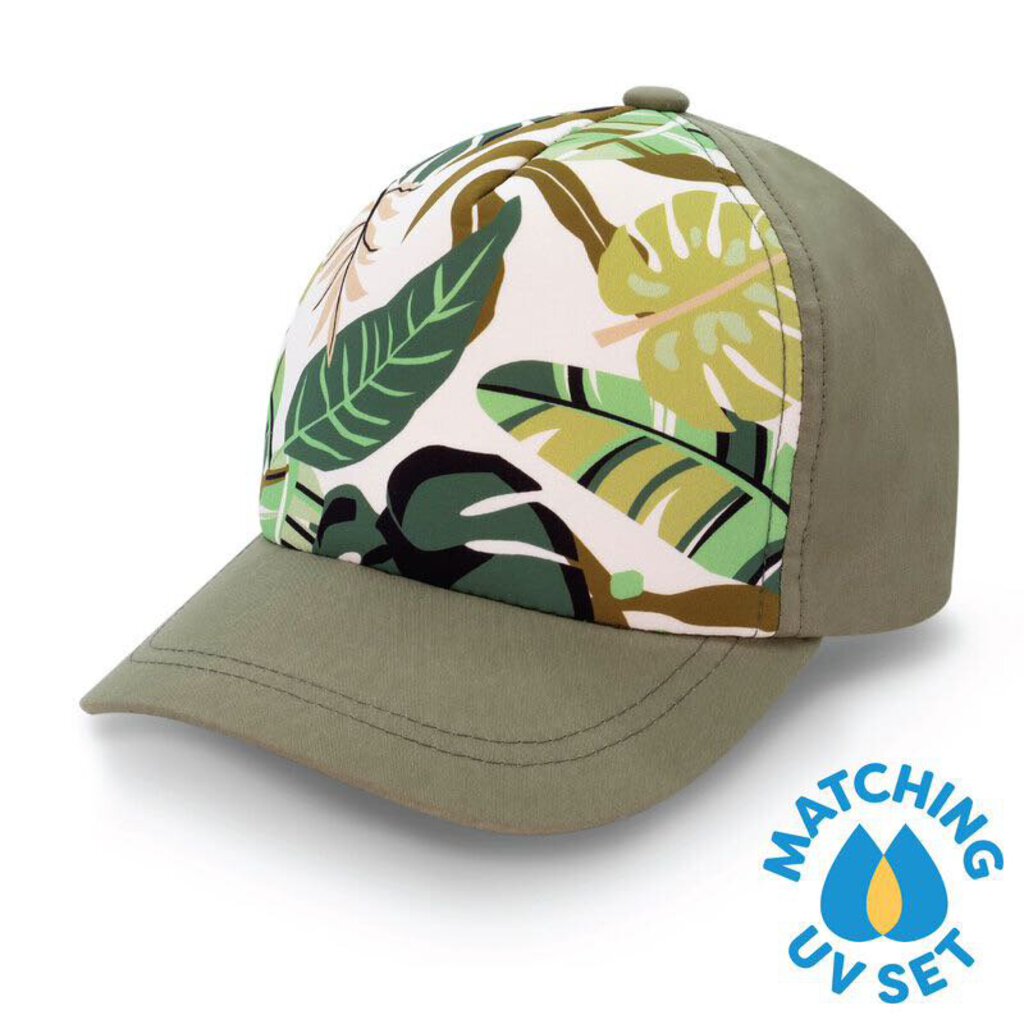 Casquette UV - Green Tropical Cap MEDIUM 6-24 mois