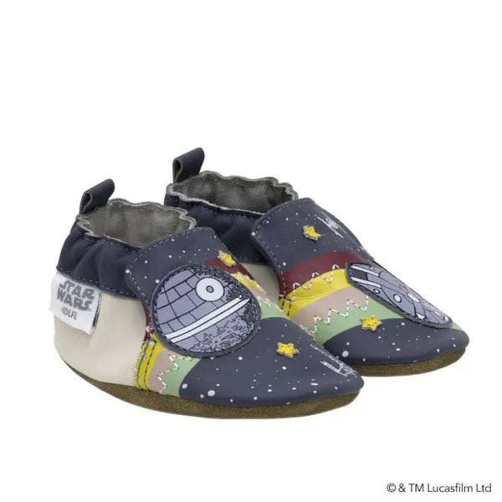 Pantoufles MILLENIUM FALCON - STAR WARS Leather-Sole Sllip-On Shoes 0-6 mois