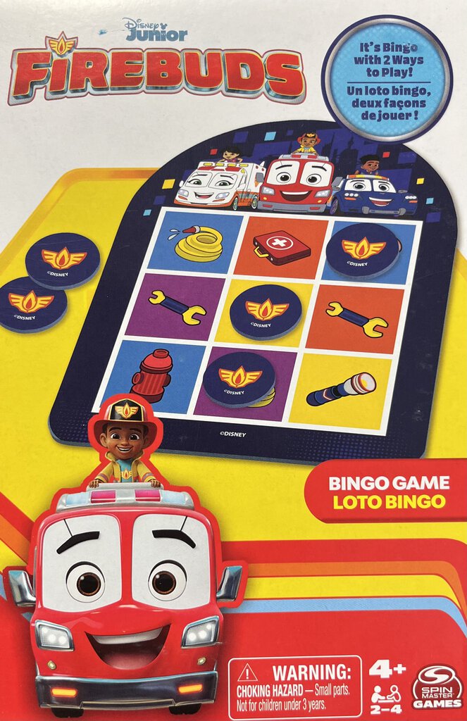 BINGO - Loto Bingo - Firebuds Disney Junior